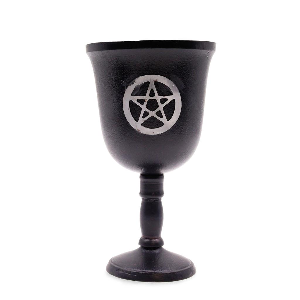 Pentagram Ritual Goblet Iron 20 x 11 cm