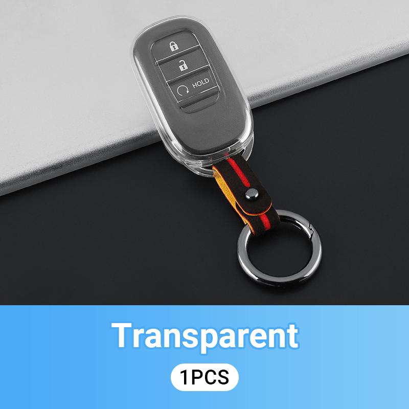 Чехол для автомобильного ключа из ТПУ, пластиковый, держатель, защитный чехол для брелока, аксессуары для Honda CR-V CRV CR V 6-го поколения 2023 2024 2025 Hybrid