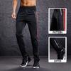 Men's Jogging Pants With Zip Pockets Football Training Pants Casual Basketball Sports Trousers Loose Sweatpants