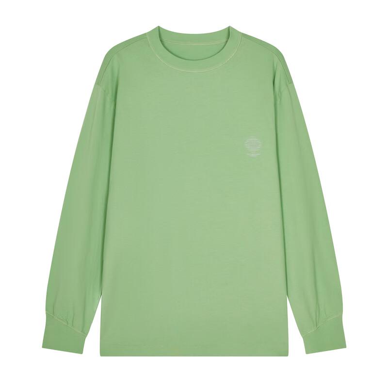 CROQUIS Men's 2024 Spring Loose Fit Round Neck Long Sleeve T-Shirt