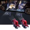 2Pcs Car LED Door HD Laser Projector Lights For Mercedes Benz W212 W205 AMG ML W166 W176 W177 W213 W246 GLB GLC GLA GLE1 GLS
