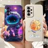 Чехол для Samsung Galaxy A72 4G 5G, модный чехол с мультяшным принтом, мягкий силиконовый чехол для Samsung A72 SM-A725F 6,7", чехол для телефона с астронавтом