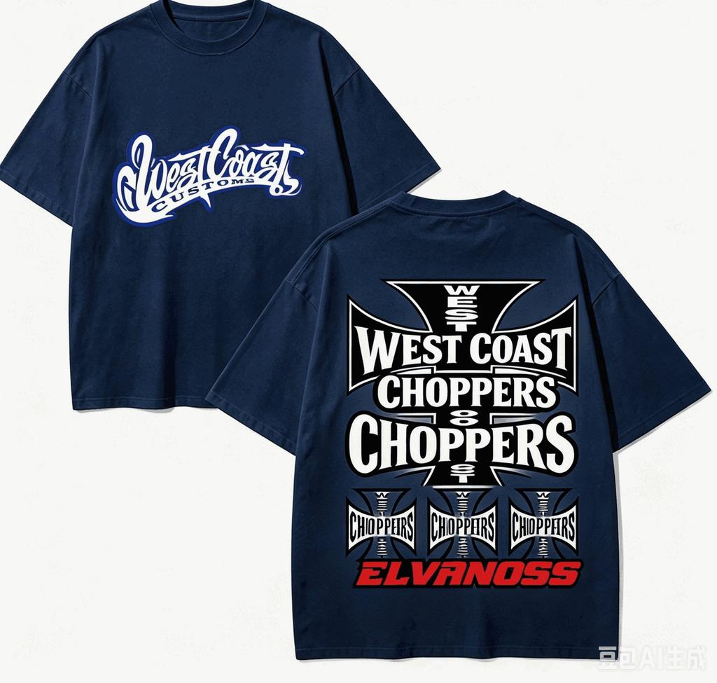West Coast Choppers Подарочная футболка Мужская Женская Харадзюку Оверсайз Унисекс Короткий рукав Уличная одежда высокое качество Для пар горячий товар Удобная