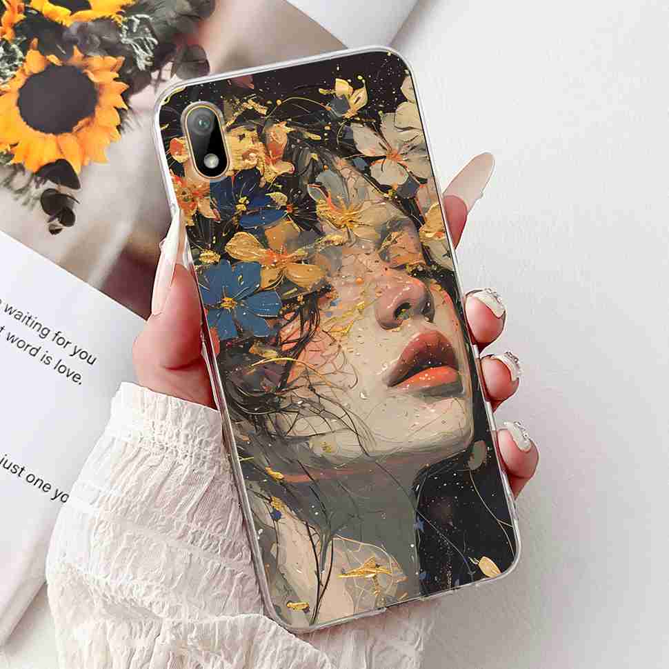 For Huawei Y5 2019 AMN-LX1 Case Colorful Butterfly Flowers Soft Silicone TPU Back Cover For Huawei y5 Y5 AMN-LX2 AMN-LX3 Bumper