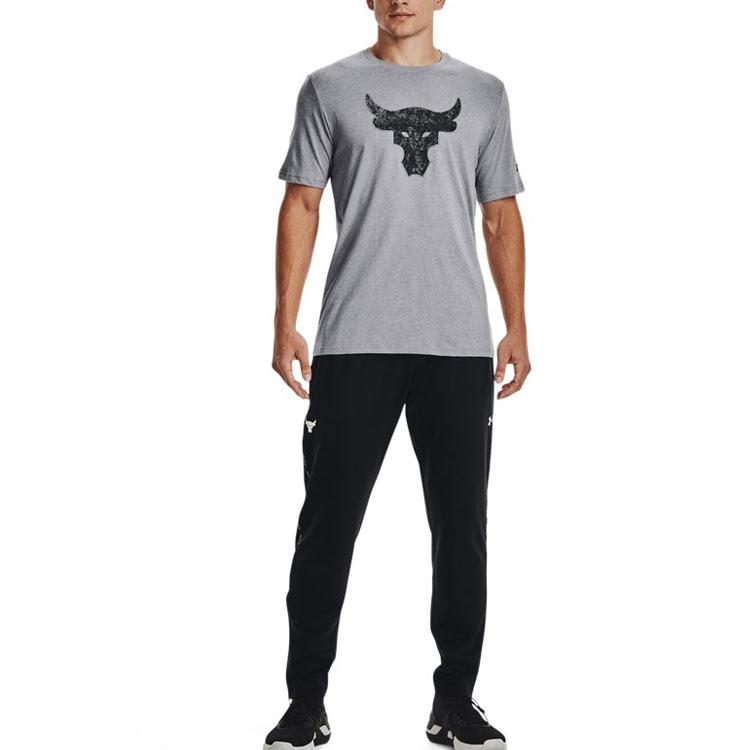 Under Armour Мужская футболка Project Rock Серая 1371214-035
