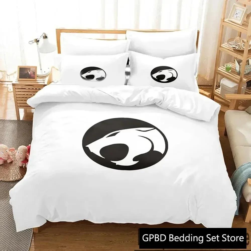 3D Print Thundercats Comfortable Duvet Quilt Cover Pillowcase Bedding Set Children Bedroom Decoration Home Textile