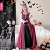 Halloween Adult Costume Vintage Court Style Witch Dress Long Dress Cosplay Medieval Art Europe