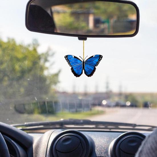 Butterfly Sun Catcher Window Hanging Ornament Handmade Acrylic Butterfly Suncatcher for Balcony Bedroom Decoration