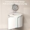 Tissue Box Wall-Mounted Roll Paper Holder with Vacuum Suction Cup Easy Installation Tissue Organizer for