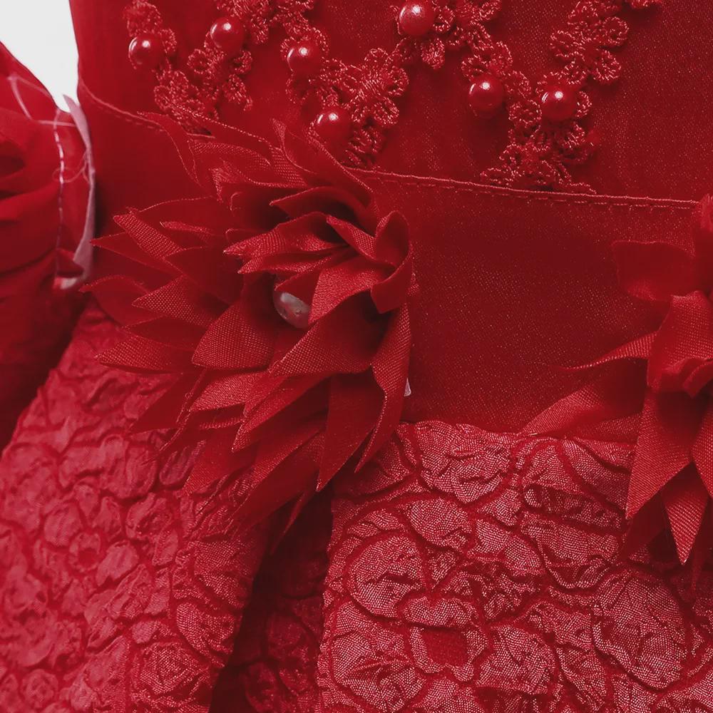 2024 European & American Flower Girl Backless Princess Dress with Bow