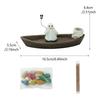 Incense Holder Ghost Incense Cone Holder Gothic Censer Ornaments Zen Meditation Decor for Bedroom Living Room Hotel Apartment