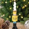 Современный праздничный декор стола, Щелкунчик, Подсвечник из смолы, Пастельная фигурка Рождественского солдата для Дня Рождения, Сувениры, Подарки, Настольная полка, Праздничный