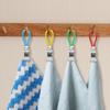 15 шт. зажим для полотенец, зажим для кухонных полотенец, зажимы для чайных полотенец для подвешивания с петлей, крючок для ткани, зажим для вешалок для дома, кухни, ванной, шкафов, для подвешивания полотенец