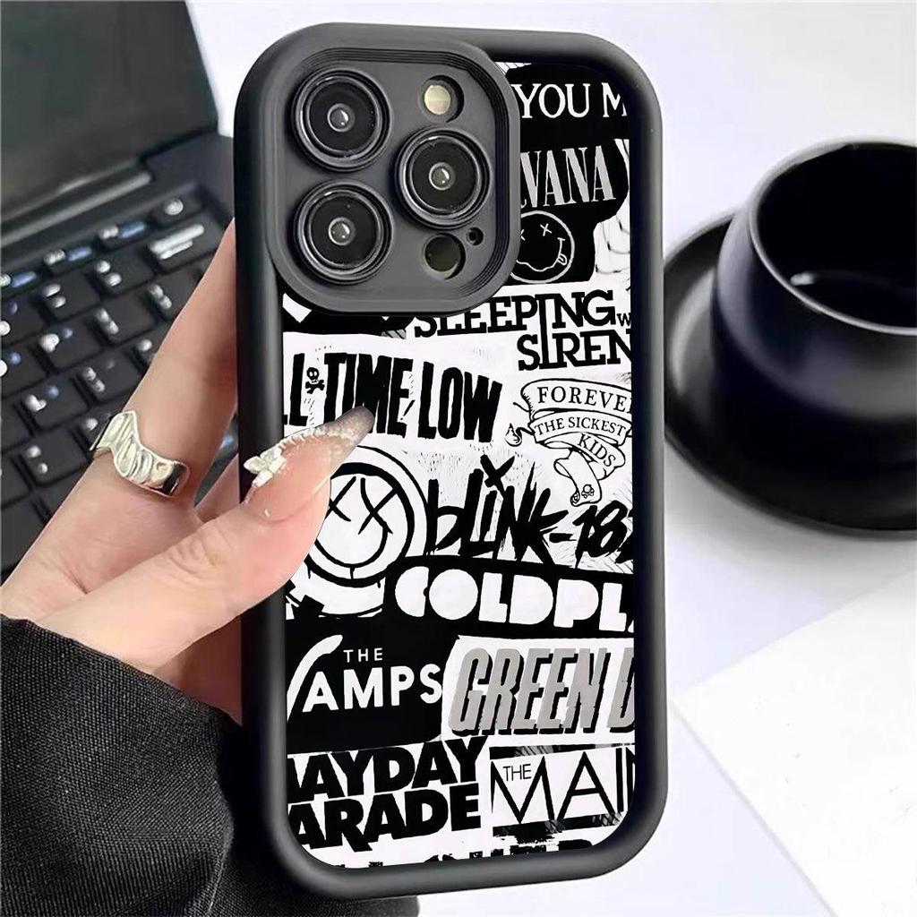 Мультяшная Черная Пазловая Лестница Защитный Чехол для iPhone 14/15/16/17 Pro Max