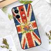 Чехол-накладка для Redmi Note 13 Pro Plus 12 11 10 9 Pro 9S 10S 11S 12S 10A 9C 10C 12C 13C с флагом Union Jack Великобритании