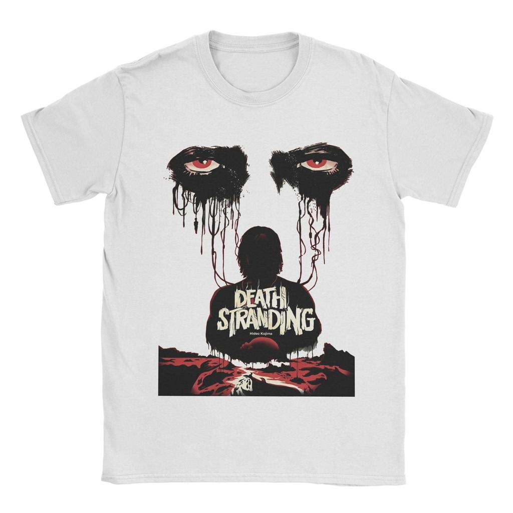 2025 Death Stranding 2 Футболка Летняя Хлопковые Футболки Для Мужчин Харадзюку Узор Футболка С Коротким Рукавом Забавные Топы