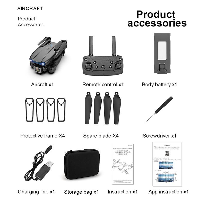 Новая профессиональная камера высокого разрешения E99-K3 4K, GPS, 5G, аэрофотосъемка, 4 оси, складная игрушка с дистанционным управлением для самолета