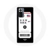 Case for Xiaomi Redmi Note 10 Pro Plane Ticket New York