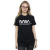NASA Womens/Ladies Logo One Tone Cotton Boyfriend T-Shirt