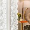 1 шт. белый шифон французская полая пряжа экран кружево занавеска французский домашний декор украшения вентиляция спальня принадлежности