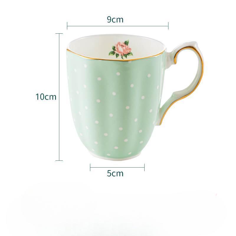 Керамическая кофейная кружка с цветочным узором, розовая и фиолетовая чашка для чая с ручной росписью и ручками, чашка для горячего питья среднего размера, 400 мл