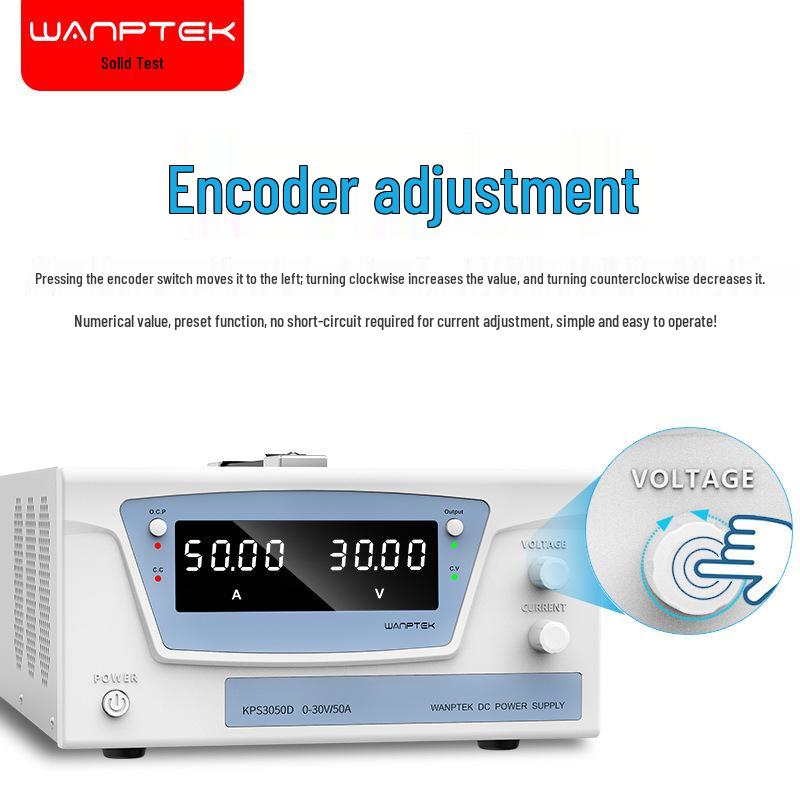 GuCe KPS3050D 30V 50A Adjustable DC Power Supply for Car Battery Charging and Laboratory Use