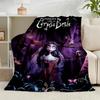 1PC Gothic Corpse Beauty In Bloom Flannel Blanket Gift, Suitable for Both Men And Women, Soft Ideal for Beds And Sofa, Birthday Or Christmas Gift