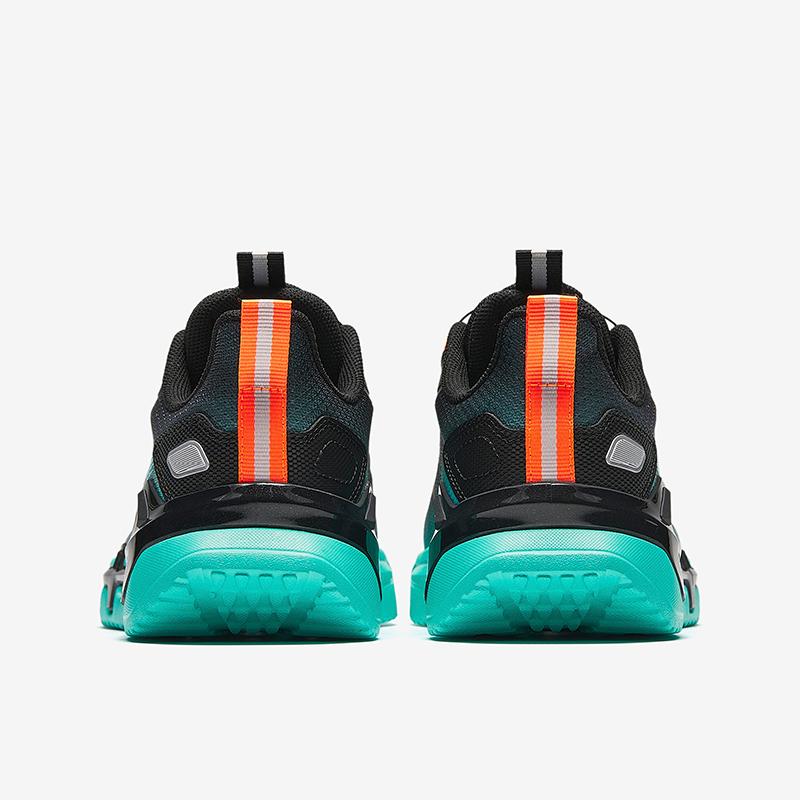 Anta Удобные спортивные нескользящие износостойкие низкие кроссовки для бега детские кроссовки черные зеленые A312345531-2