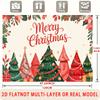 Party Backdrop Flat Multi Layered Celebrations Celebration Photo Booth Front Door Decor Theme