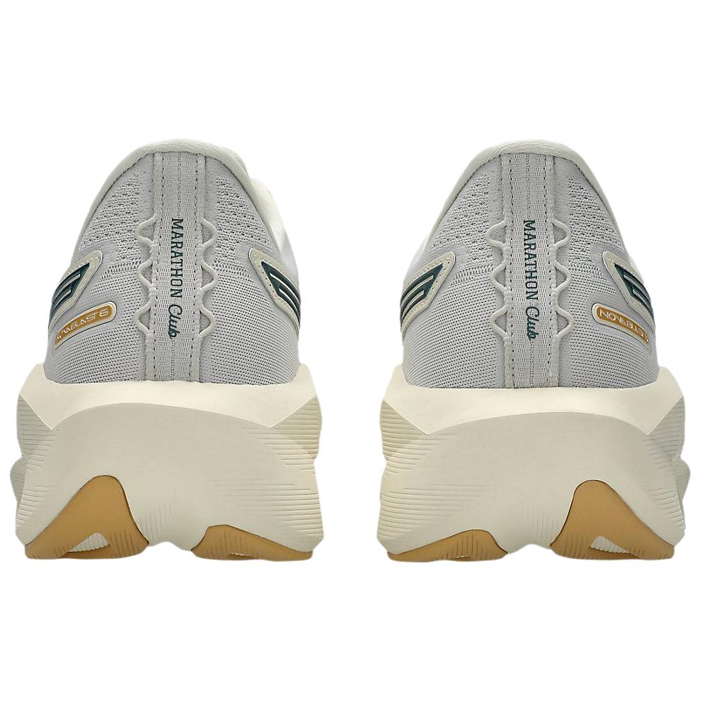 Мужские кроссовки ASICS NOVABLAST 6 Беговые кроссовки Унисекс Низкие Облачно-серый/Туманно-сине-зеленый