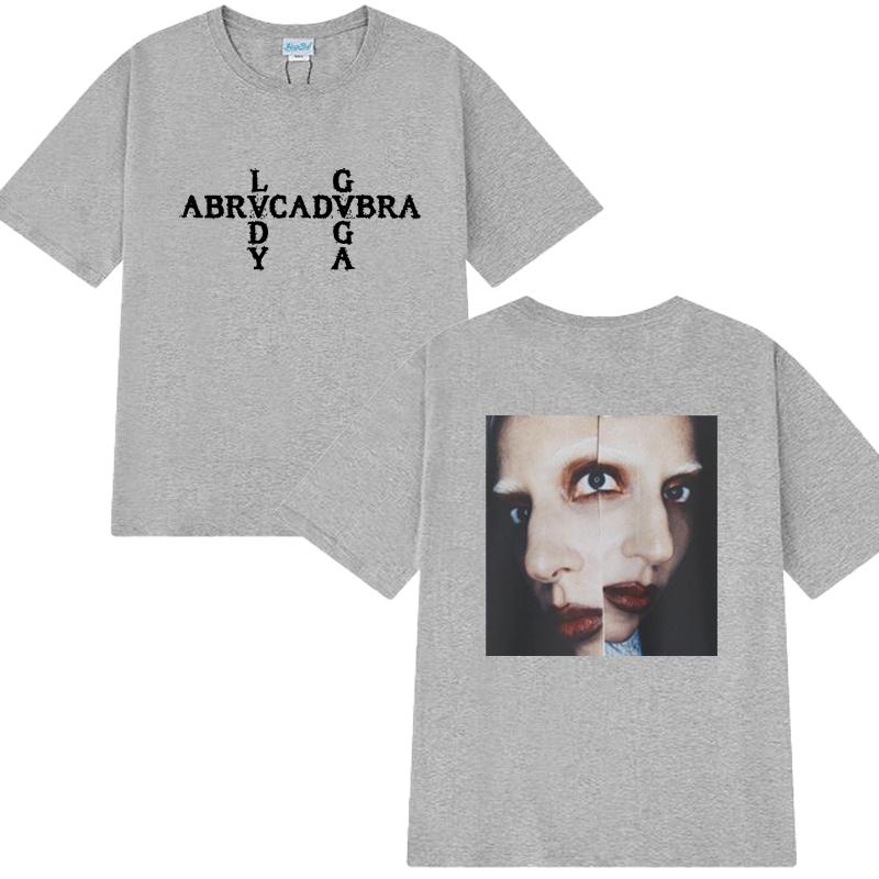 Hot Sale Lady Gaga 2025 New in Album Graphic T shirt Unisex Women vintage Y2k short sleeve Tshirts Unisex 100 Cotton clothing