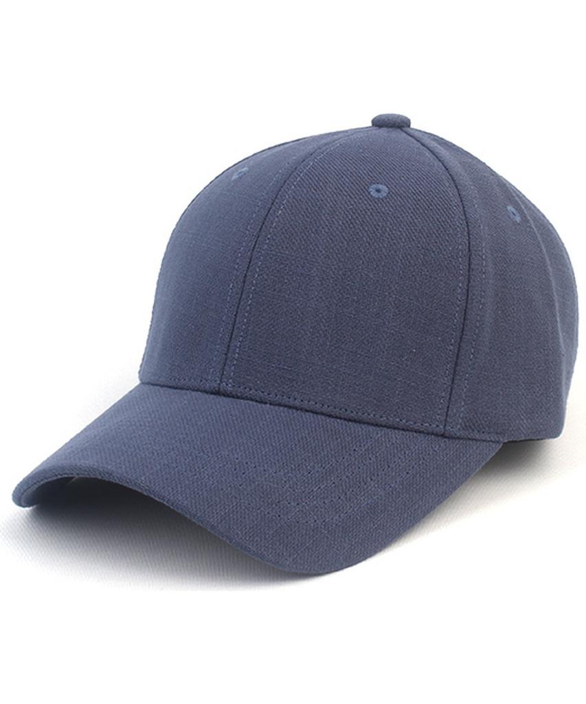 Yunibeosyeolkemiseuteuli Льняная Muji Синяя Бейсболка Льняная Шляпа