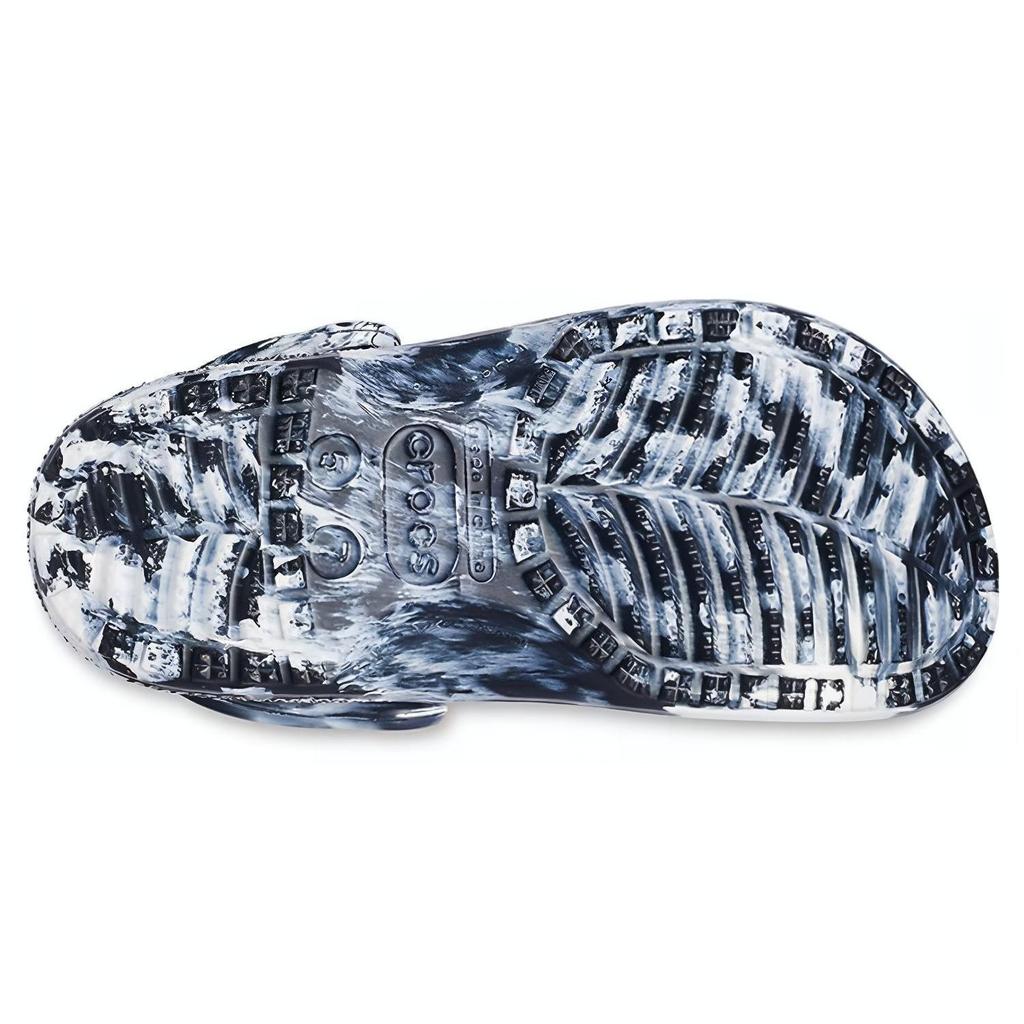 Crocs Пляжные Сандалии Marble Унисекс Черно-Белые 'Black White' 206867-103