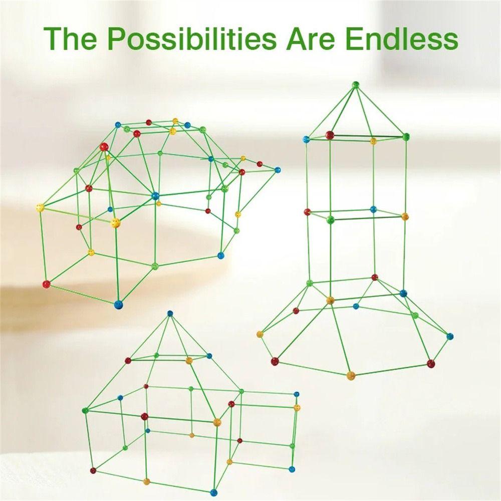 Строительные замки Форт Строительные блоки Туннели Палатки Палатка Кирпичный набор Развивающие игрушки