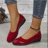 Large Casual Flat Shoes with Pointed Soft Sole for Women Wearing Light Mouth Single Shoes