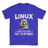 Men T-Shirts Linux   Windows Vintage Cotton Tees Short Sleeve  T Shirt Crew Neck Tops 4XL 5XL