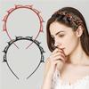 Multi-layer Hollow Woven Headband Girl Bangs Clip Hair Band