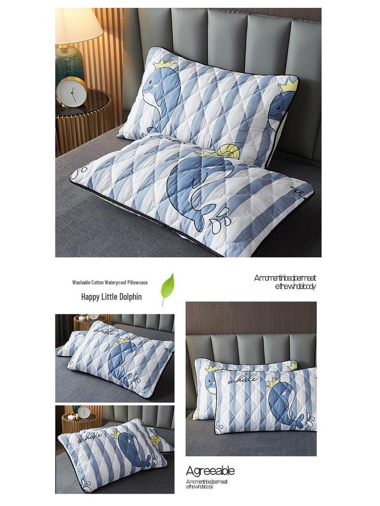 Водонепроницаемая стираная хлопковая наволочка 2025