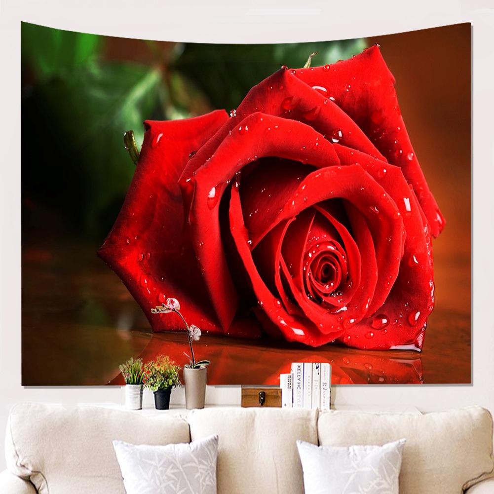 Bright Flowers Background 3d Printing Wall Cloth Soft Rectangle Painting Tapestry School Living Rooms Decoration Blanket