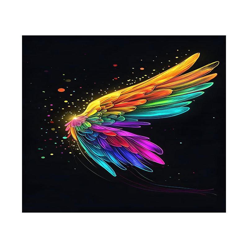 Colorful Gradient Wing Tapestry Wall Hanging Decor Bedroom Living Room Boho Chic Home Art Fabric Banner
