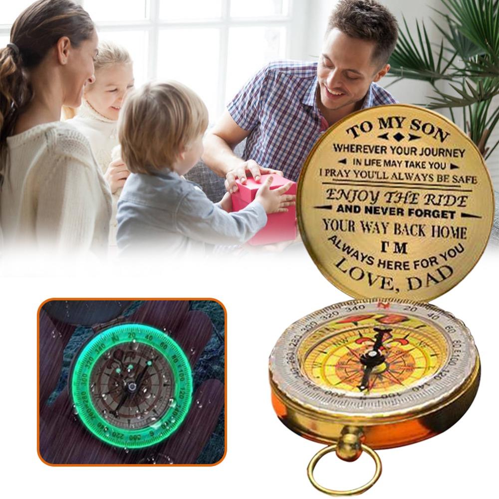 Luminous Design Survival Compass Waterproof Camping Compass Vintage Outdoor Compass For Camping