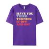 Funny Tech Support I Off On I Tech Engineer Computer It Guy Grahpic Tee Shirt Oversized T Shirt Men Luxury