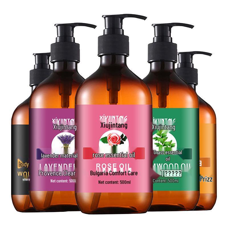 Rose Massage Essential Oil 100ml - Facial Gua Sha & Back Scraping, Beauty Salon Large Bottle 500ml Pack