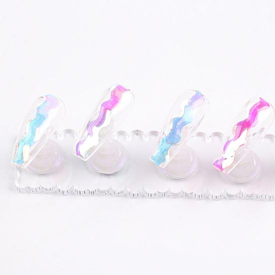 Подставка для практики маникюра с маленькой магнитной основой, эргономичная пластиковая подставка для практики нейл-арта, принадлежности для маникюра