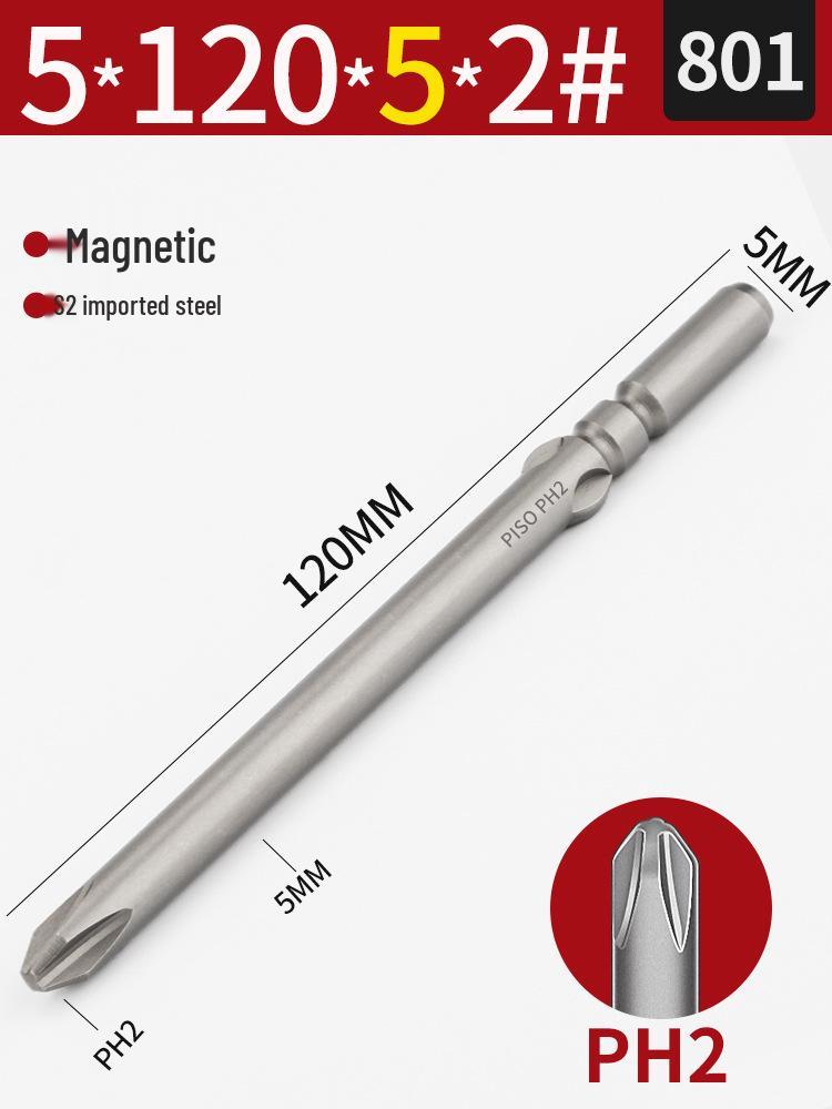 Импортные биты для магнитной электрической отвертки из стали S2 5 мм (801/800), Набор из 101 предмета