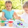 Silicone Craft Mat Large Children Drawing Mat With Detachable Cup 19.6x16.9x0.7in Nonslip Craft Pad For Painting Resin Crafts