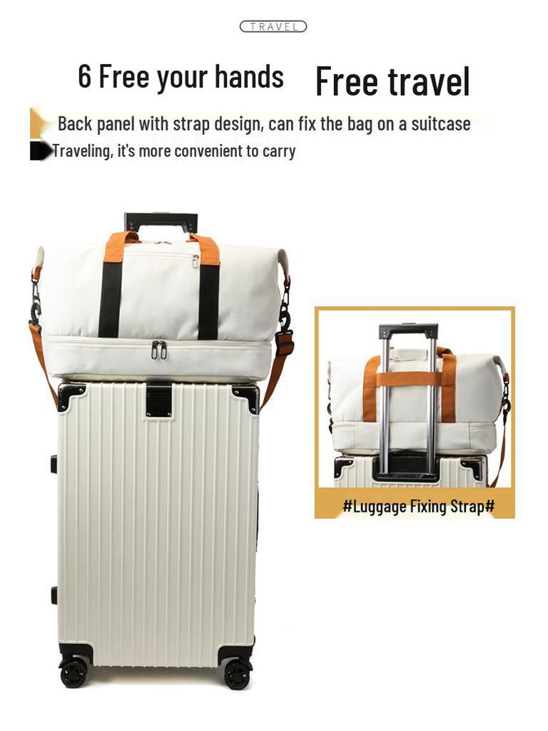 Дорожная сумка большой вместимости для фитнеса, спорта и деловых поездок - Маленький багаж и решение для хранения для студентов