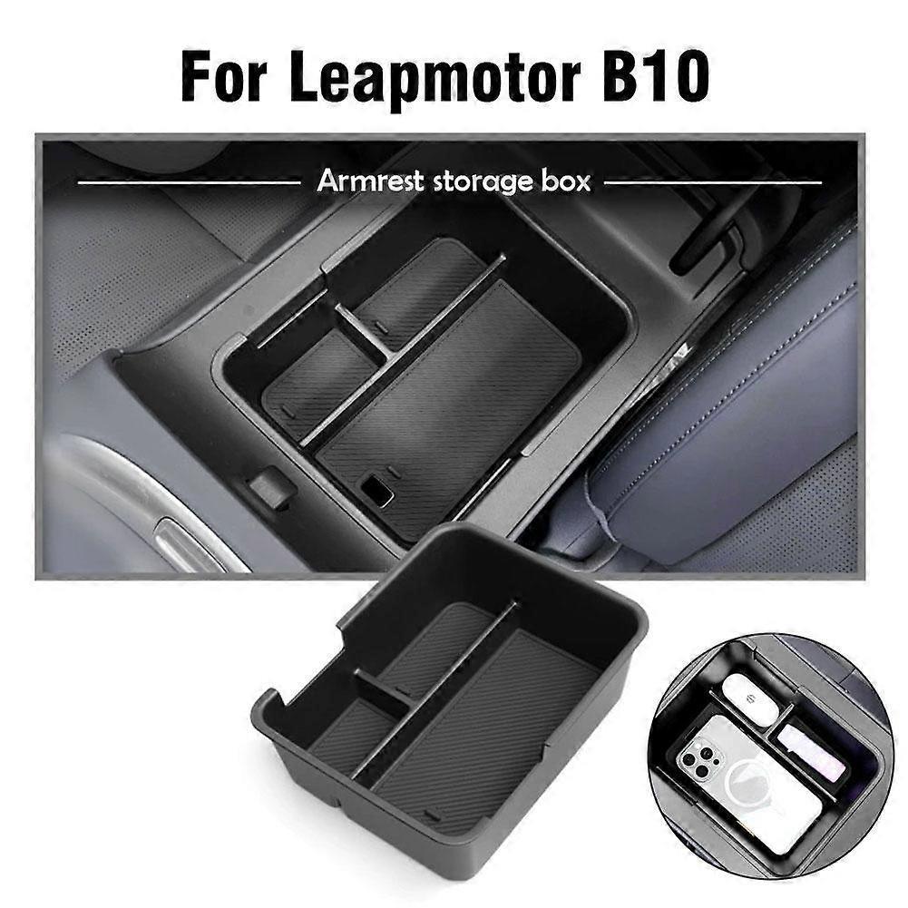 Для Leapmotor B10/B01 Подлокотник Ящик для хранения Органайзер для центральной консоли Контейнер