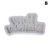 1Pc Silicone 3D Happy Birthday Mold DIY Ice Jelly Chocolate Mould English Letter Mold Bake Birthday Cake Decor Tool Mould