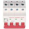 Автоматический выключатель 4P, миниатюрный воздушный выключатель MCB, защита от перегрузки и короткого замыкания, 400 В, для бытового использования, 63 А